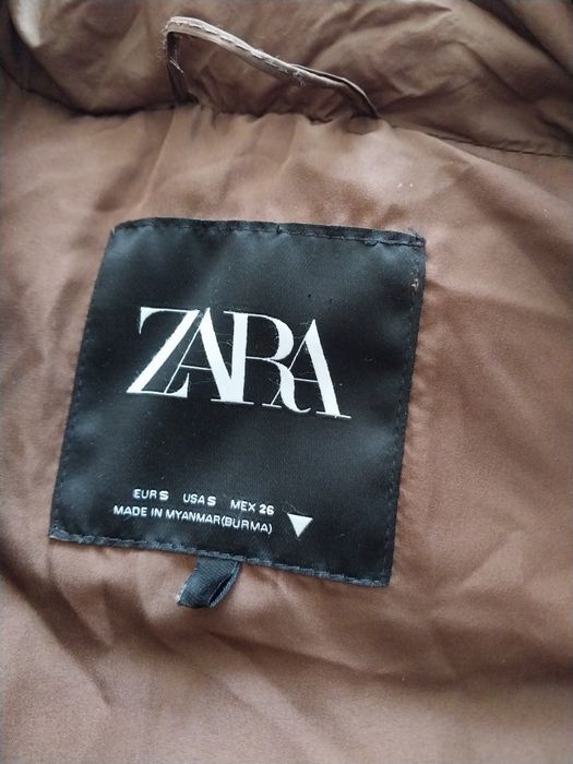 Куртка зимова пуффер оверсайз ZARA