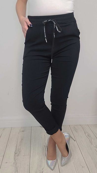 10 KOLORÓW Cygaretki S-XXL eleganckie spodnie damskie