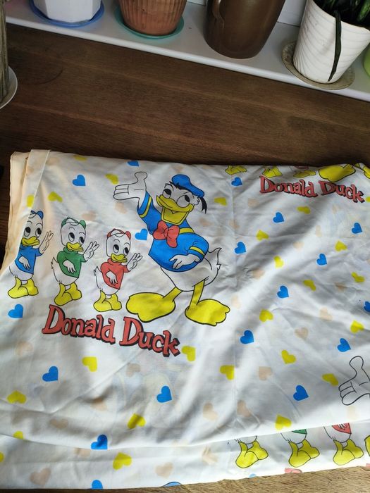 Stara poszwa na kołdrę PRL z kaczorem Donald ⁷