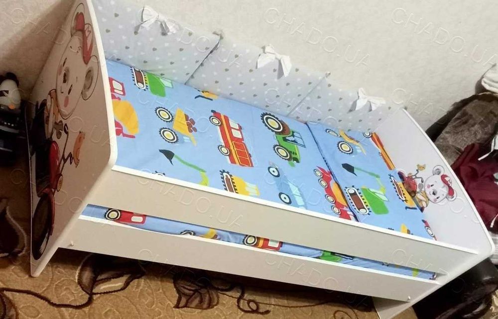 Дитяче ліжко Кіндер кул №23, детская кроватка, детские кроватки