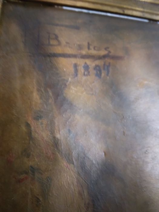 Pintura do consagrado  pintor Teixeira bastos