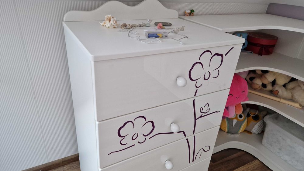 meble dla dziewczynki MEBLIK   dobry stan,  komplet