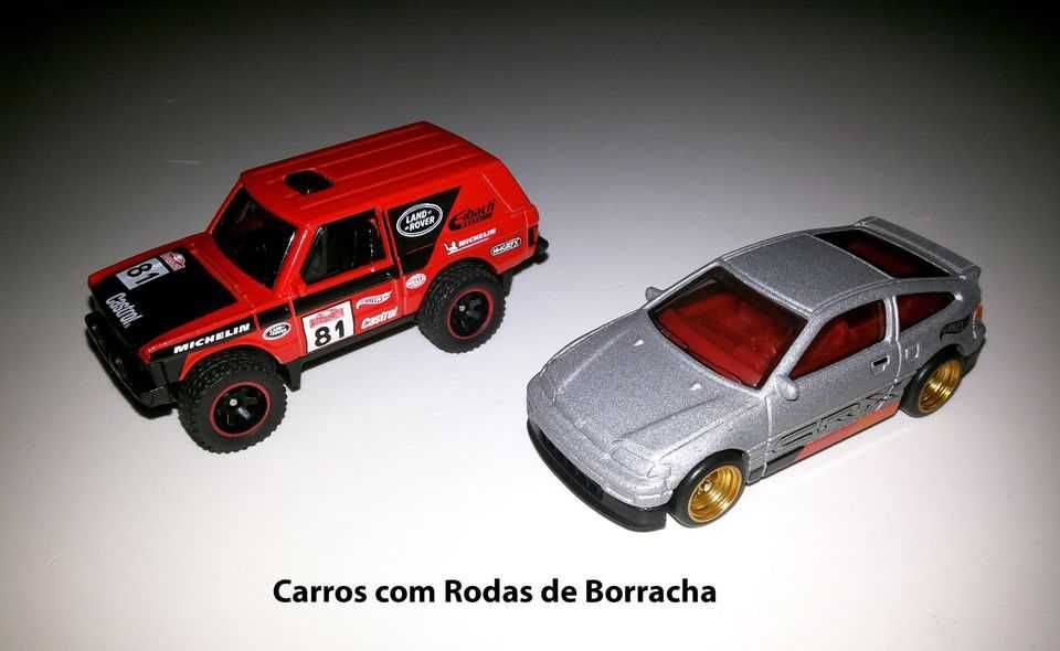 Rodas de Borracha para Carros 1/64 - Hot Wheels - Matchbox - Majorette