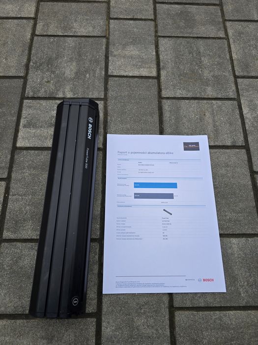 Bateria Akumulator BOSCH POWERTUBE 500Wh pionowa 38 cykli 90% sprawnoś