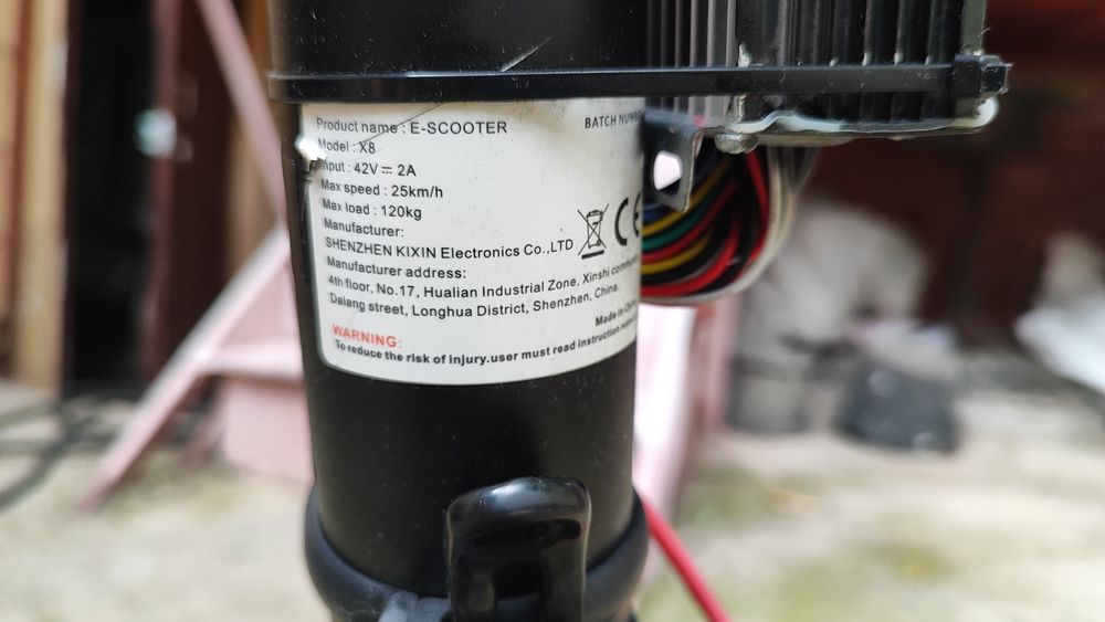 Электросамокат 500W,42v, 25Ah. Под ремонт