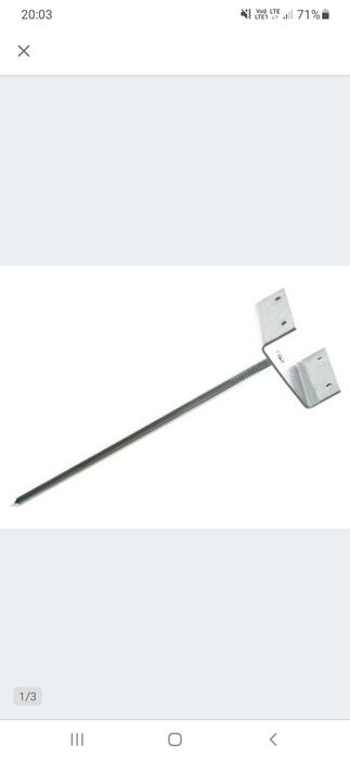 Wspornik uchwyt łaty kalenicowej