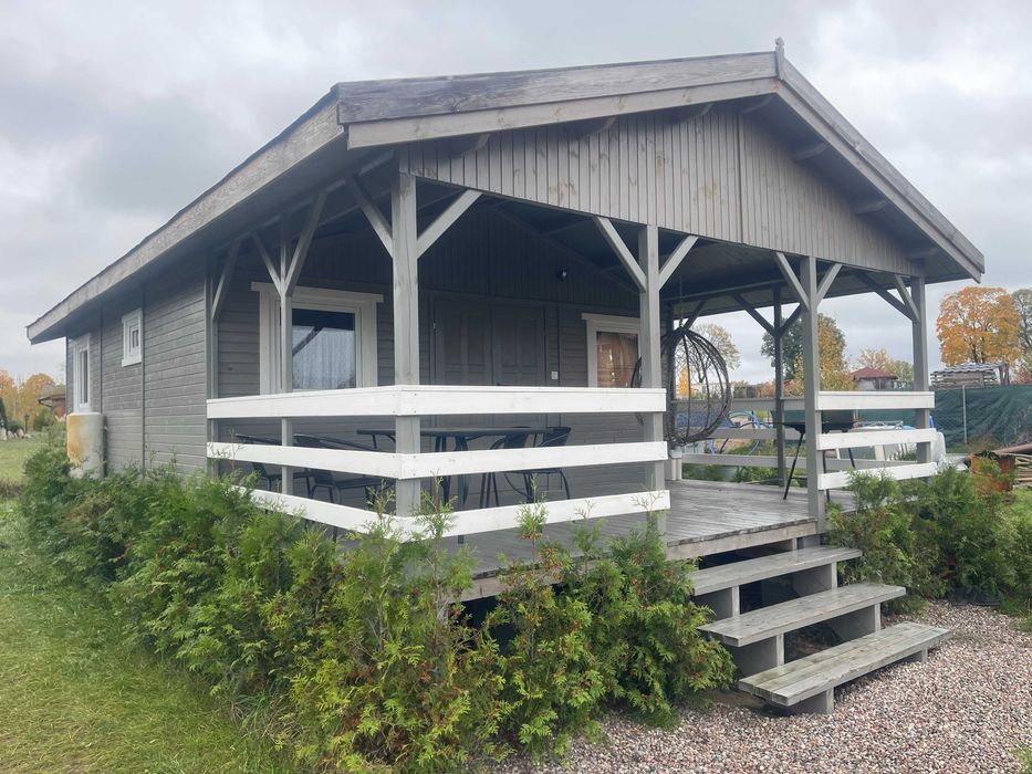 domek drewniany dom z drewna domki drewniane działkowe na ROD WARBIT