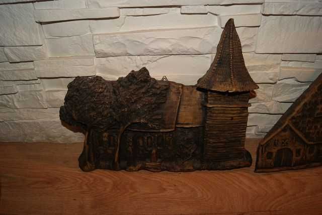 Płaskorzeźby ceramika ręcznie malowana