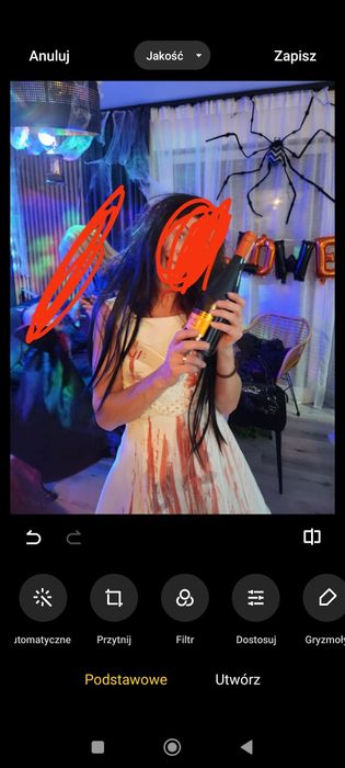 Kostium przebranie panna młoda