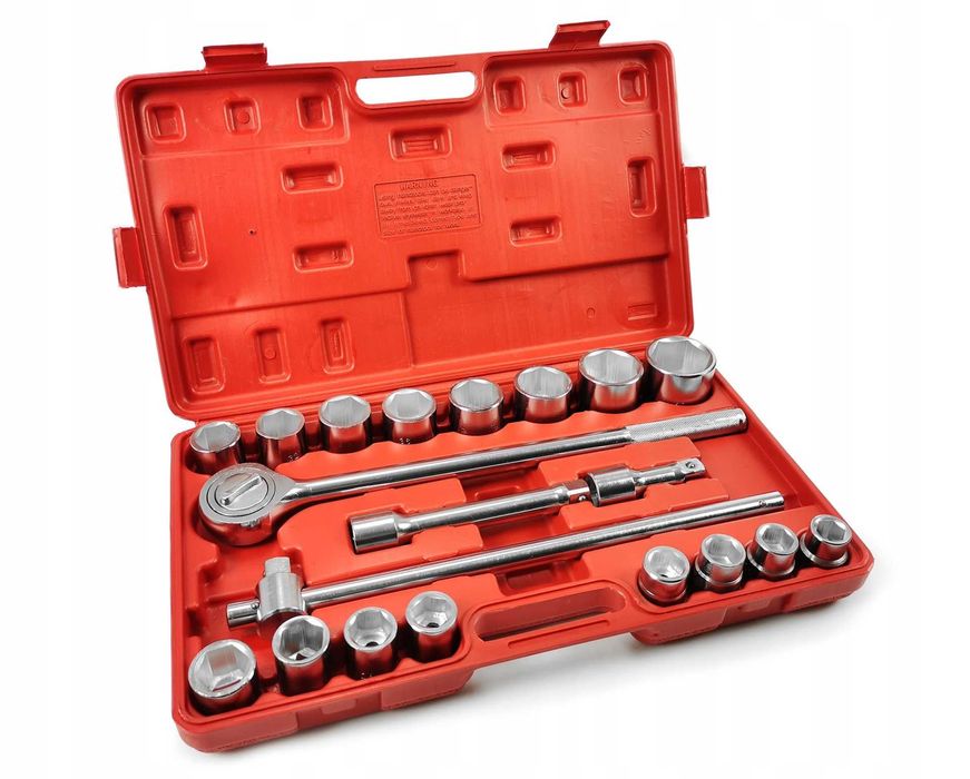 Набір торцевих ключів 6-гранные 3/4" 19 - 50 мм MADE IN POLAND M58252