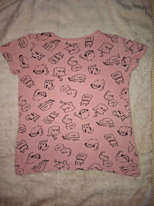 T-shirt bluzka różowa