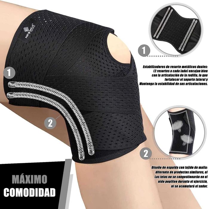 Nowa opaska na kolano / orteza / stabilizator NEENCA !R-3XL! A1372!