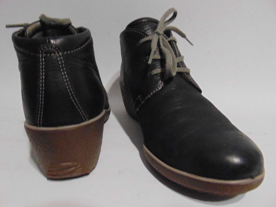 Ecco - botki skóra naturalna  38/24 cm