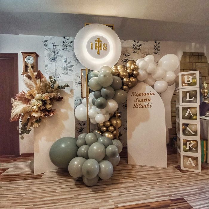 Dekoracje, ścianki balonowe