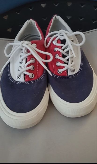 Sneakersy Tommy Hilfiger jeans trampki buty sportowe trikolor