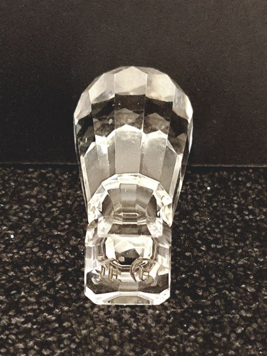 Belíssimo raro antigo carimbo de lacre / sinete em cristal