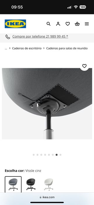 Cadeira SKRUVSTA IKEA como nova