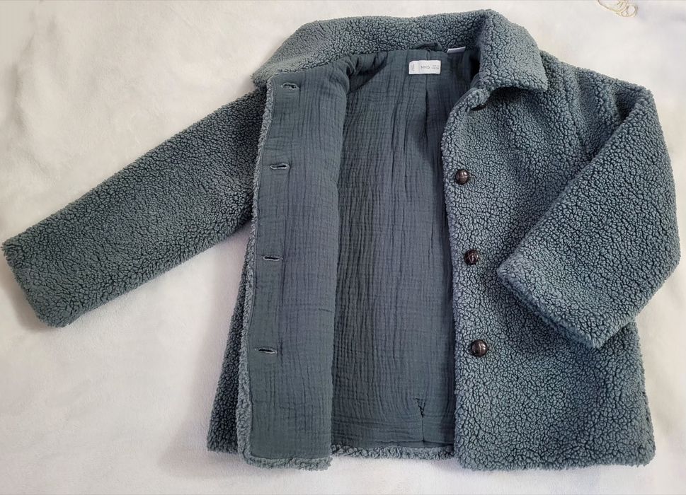 Шубка тедді mango