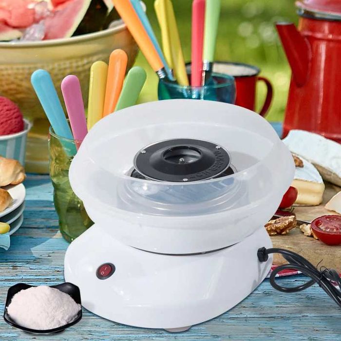 Máquina de Algodão Doce - Potência 450W-550W - Branco