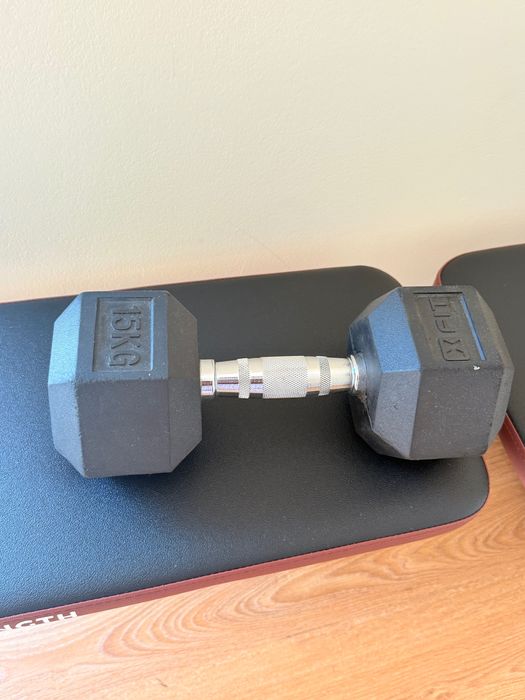 halter hexagonal de 15 kg