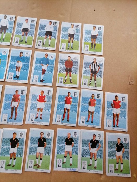 Cromos Caramelos 1962 ASES DO FUTEBOL A Francesa