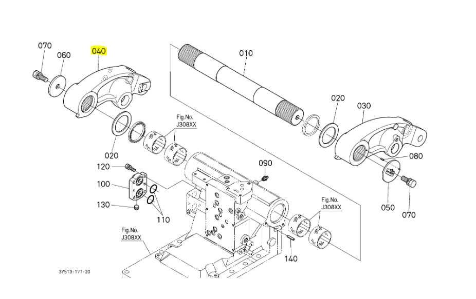Oryginalne Ramię Podnośnika (RH) MGX Kubota