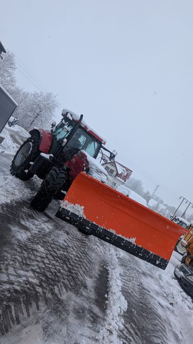 Wynajm pług śnieżny pługosolarka ciągnik do odśnieżania