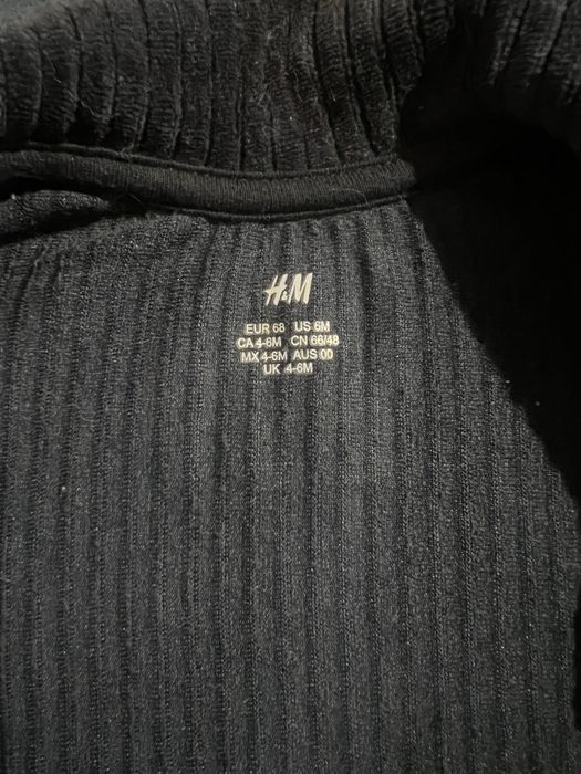 ВЕЛЮРОВИЙ РЕБРИСТИЙ РОМПЕР H&M 68 см