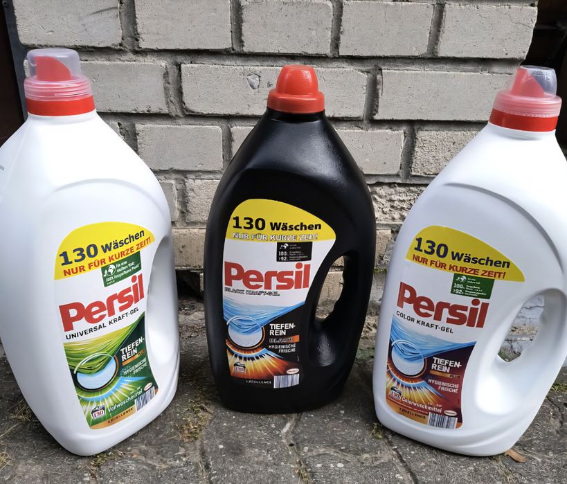 Trójpak - Persil 5,75 i 6l - 113 i 130 prań - różne rodzaje