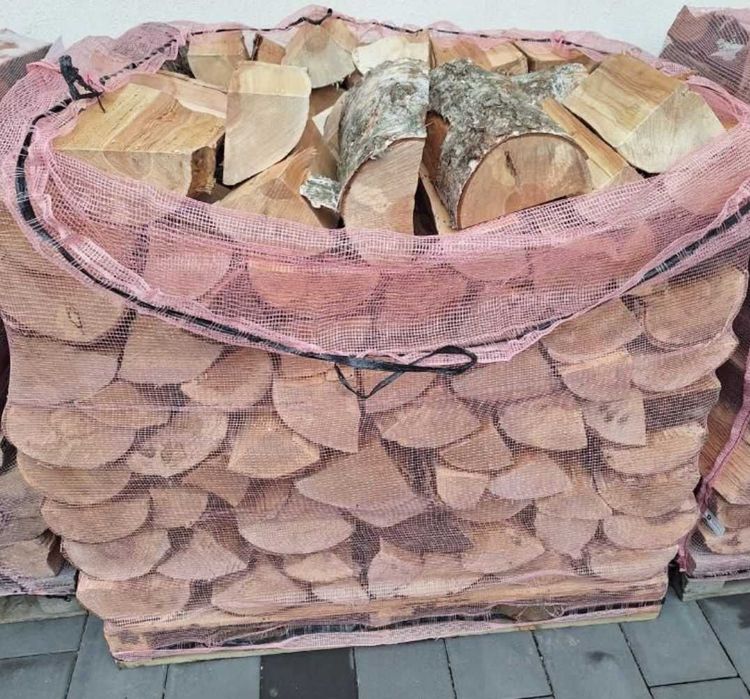 Drewno kominkowe opałowe buk grab dąb brzoza SUCHE WILGOTNOŚĆ poniżej 20%