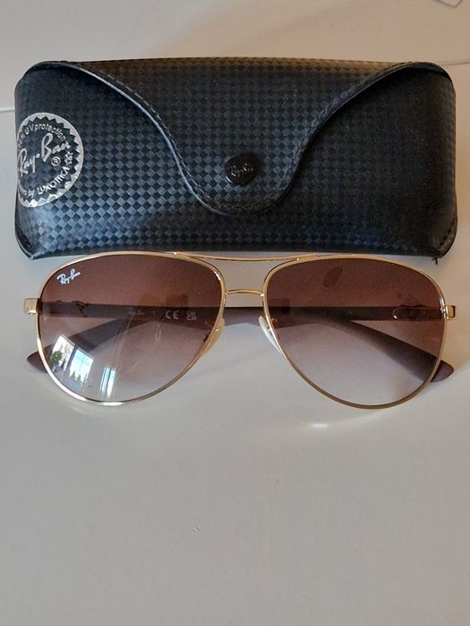Okulary przeciwsłoneczne Ray-Ban 8313 001/51  CARBON FIBRE