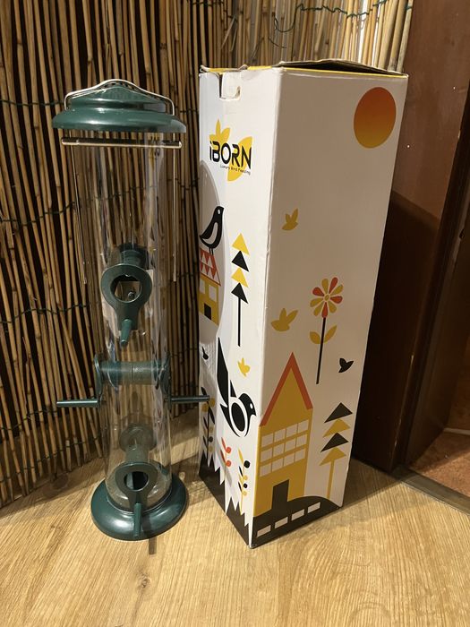 #iBORN#Karmnik dla Ptaków#TUBAMetalowa#Orginał#PAPUGA#