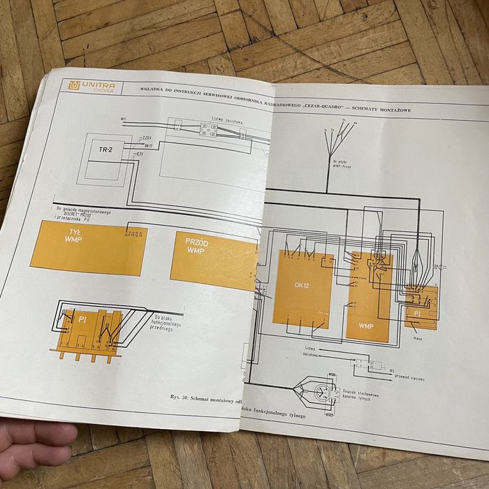Instrukcja serwisowa unitra diora cezar quadro dks-201 stara tuner