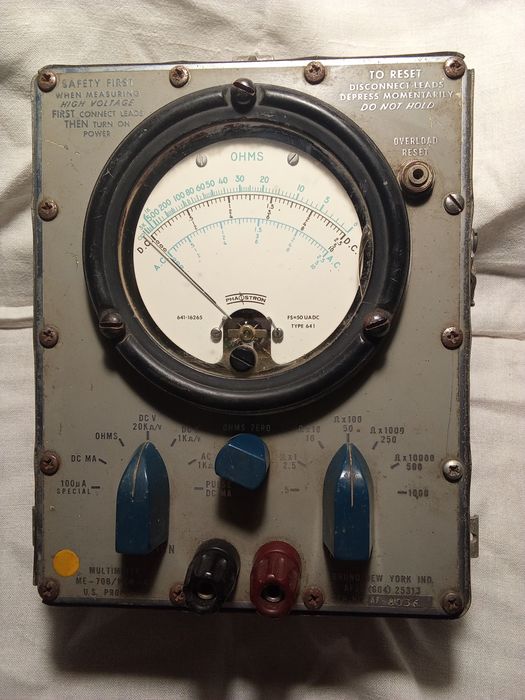 Miernik omomierz USA stary