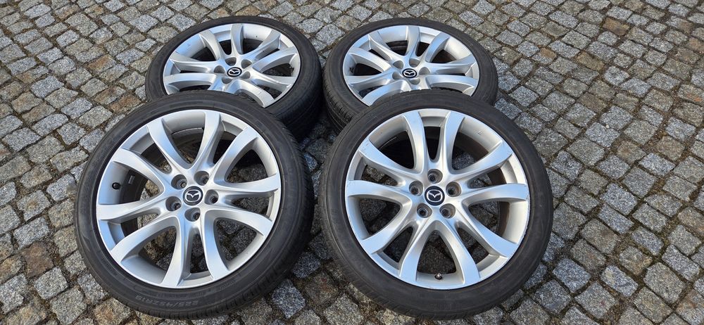 Oryginalne felgi Mazda 19 5x114,3 CX5,6,5,Opony Lato 225/45/19