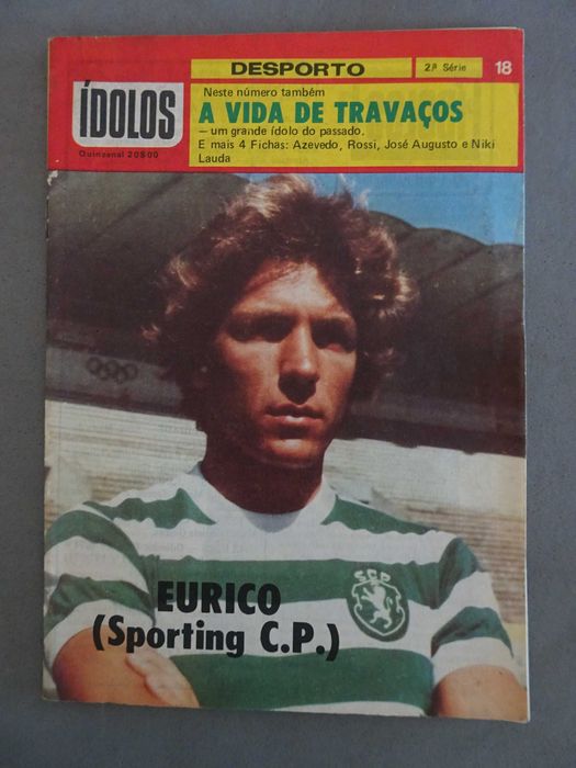 Antiga revista Ídolos Desporto 2ª série - 18 Travassos Niki Lauda