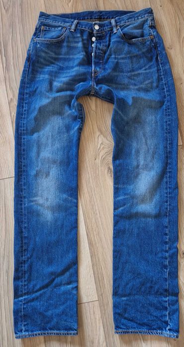Jeansy Męskie Levi's 501 – W33 L34 – Proste Nogawki