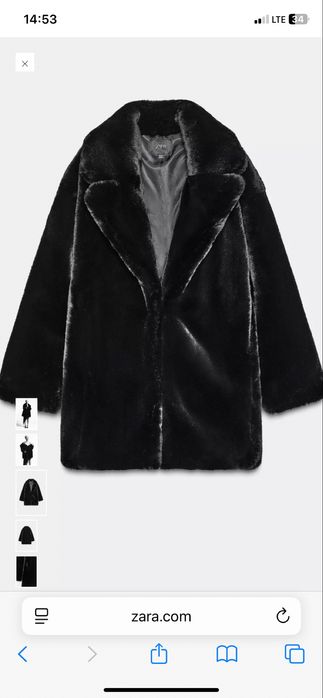 Шуба Zara розмір XL