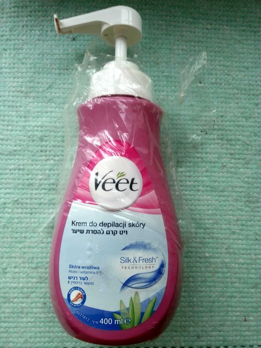 Жіночий крем Veet для депіляції волосся 400мл крем для депиляции
