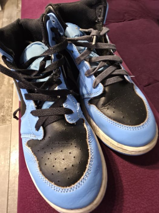 Buty chłopiec  Air Jordan 1 Mid  Niebieskie