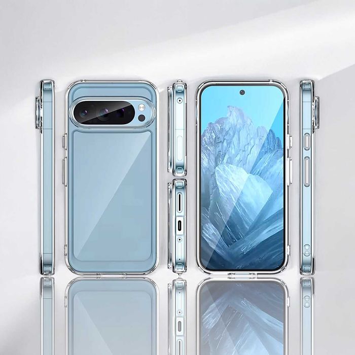 Etui ELEVATE HEXAGON do Google Pixel 9 - Clear