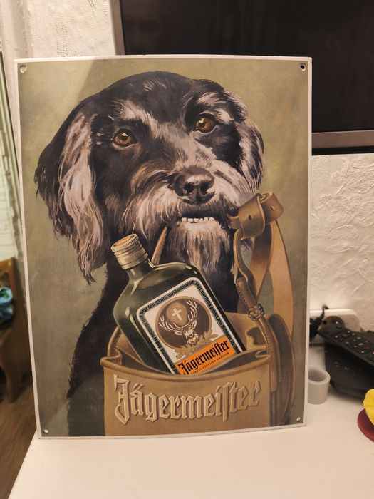 Szyld Jagermaister emaliowany