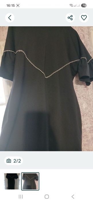 Красивая платье два Кармана по боках