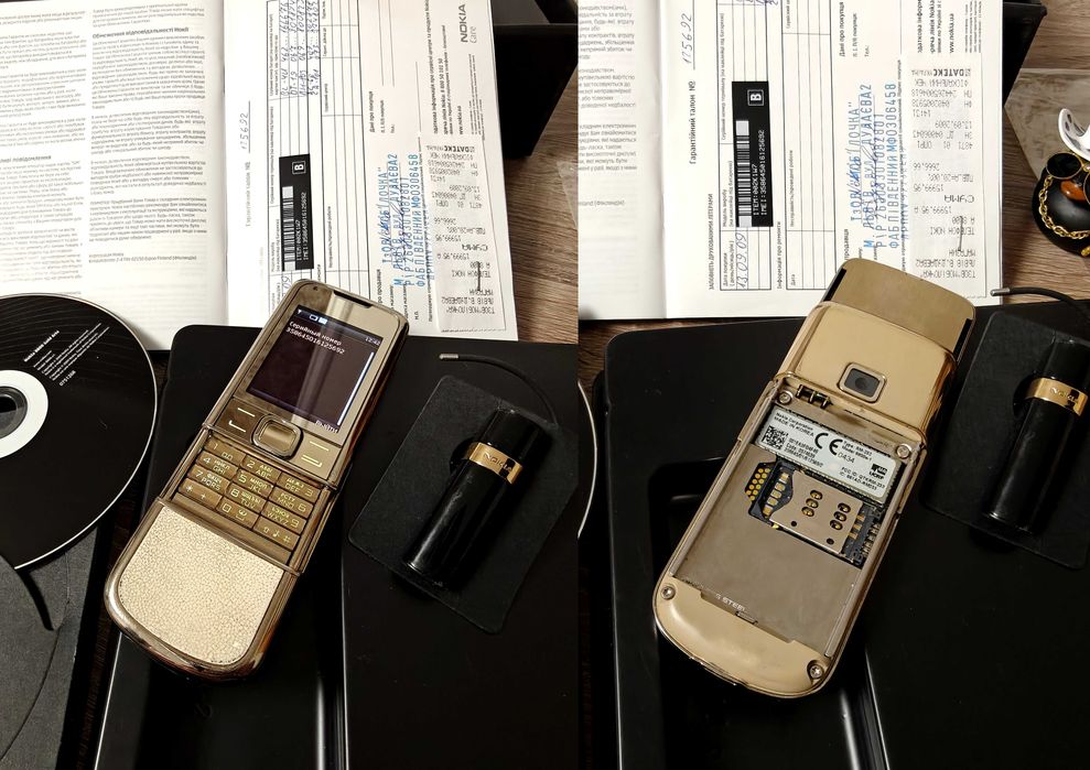 NOKIA 8800 GOLD ARTE - телефон premium-класса ! 100% Оригинал !