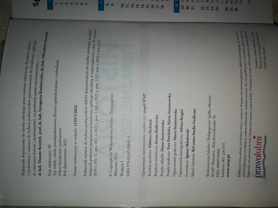 Podręcznik Historia i teraźniejszość część 1