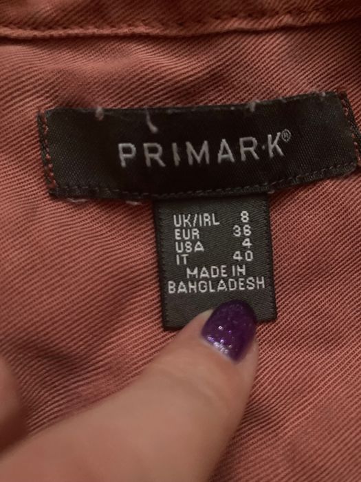 Długa miedziana koszula Primark roz. S