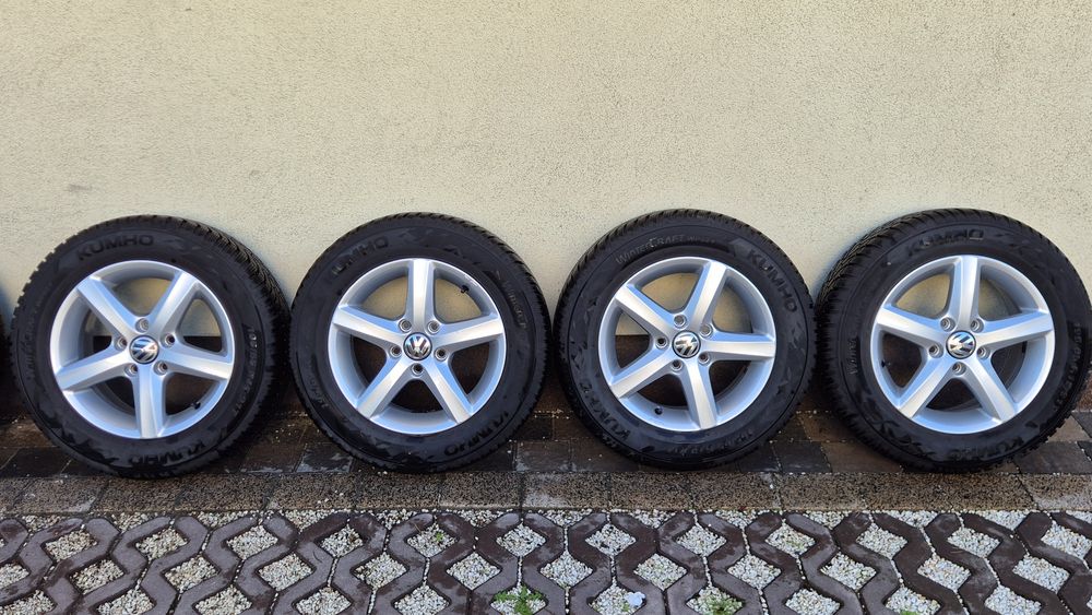 Koła felgi aluminiowe 15" VW Seat Skoda 5x112