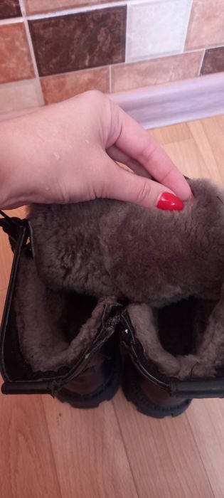 Шкіряні чобітки 32 20см