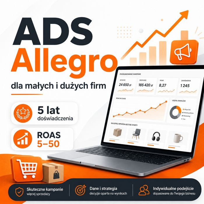 Obsługa Allegro Ads – skuteczne kampanie sprzedażowe dla firm