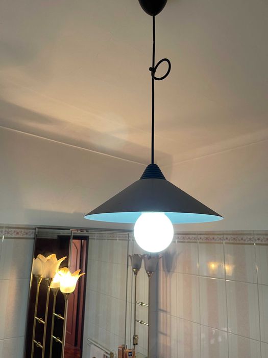 Candeeiro de Teto Cinzento